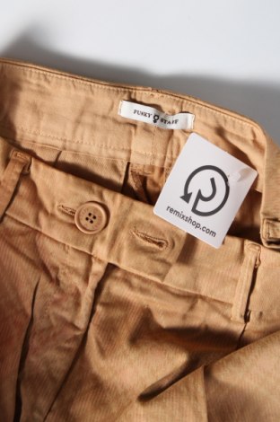 Дамски панталон Funky Staff, Размер S, Цвят Кафяв, Цена 6,67 лв.