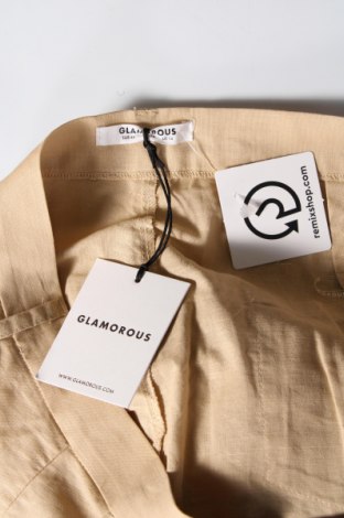 Γυναικείο παντελόνι Glamorous, Μέγεθος XL, Χρώμα  Μπέζ, Τιμή 44,85 €