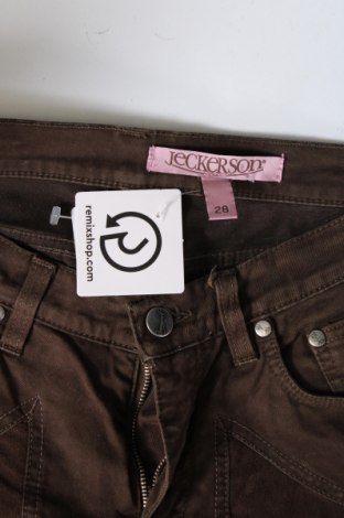 Pantaloni de femei Jeckerson, Mărime M, Culoare Maro, Preț 24,18 Lei