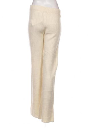 Pantaloni de femei NA-KD, Mărime L, Culoare Ecru, Preț 85,85 Lei
