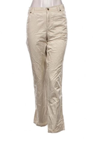 Γυναικείο παντελόνι Oui, Μέγεθος XL, Χρώμα Εκρού, Τιμή 7,58 €