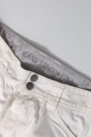 Дамски панталон Pepe Jeans, Размер S, Цвят Бял, Цена 17,52 лв.