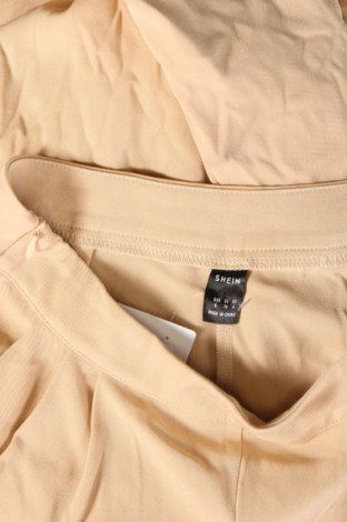 Pantaloni de femei SHEIN, Mărime S, Culoare Bej, Preț 12,40 Lei