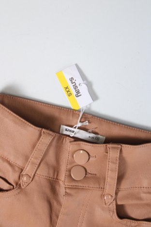 Damenhose Sinsay, Größe XXS, Farbe Braun, Preis € 23,46