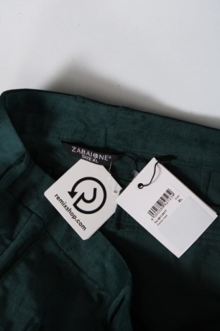 Дамски панталон Zabaione, Размер XL, Цвят Зелен, Цена 87,00 лв.