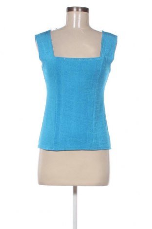 Γυναικείο αμάνικο μπλουζάκι Magna, Μέγεθος M, Χρώμα Μπλέ, Τιμή 5,84 €