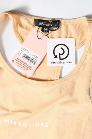 Γυναικείο αμάνικο μπλουζάκι Missguided, Μέγεθος L, Χρώμα Πορτοκαλί, Τιμή 2,92 €