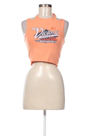 Γυναικείο αμάνικο μπλουζάκι Missguided, Μέγεθος S, Χρώμα Πορτοκαλί, Τιμή 3,14 €