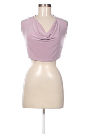 Γυναικείο αμάνικο μπλουζάκι Missy Empire, Μέγεθος L, Χρώμα Βιολετί, Τιμή 3,46 €