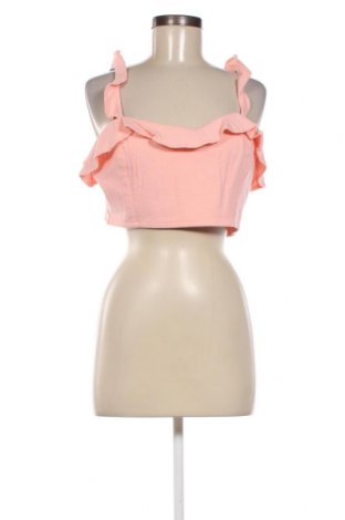 Γυναικείο αμάνικο μπλουζάκι New Look, Μέγεθος L, Χρώμα Ρόζ , Τιμή 3,03 €