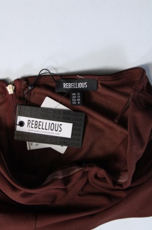 Γυναικείο αμάνικο μπλουζάκι Rebellious, Μέγεθος M, Χρώμα Καφέ, Τιμή 4,98 €