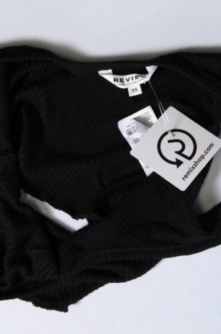 Γυναικείο αμάνικο μπλουζάκι Review, Μέγεθος XS, Χρώμα Μαύρο, Τιμή 3,14 €