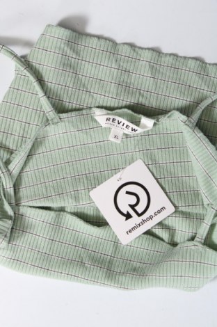 Γυναικείο αμάνικο μπλουζάκι Review, Μέγεθος XL, Χρώμα Πράσινο, Τιμή 5,68 €