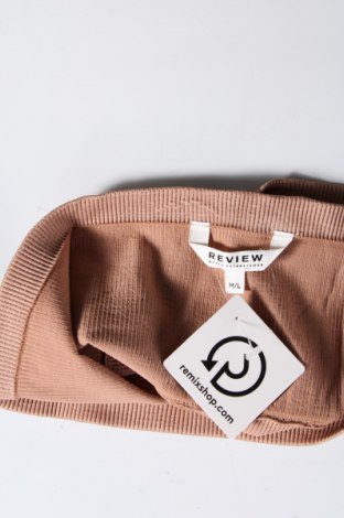 Γυναικείο αμάνικο μπλουζάκι Review, Μέγεθος M, Χρώμα  Μπέζ, Τιμή 3,89 €