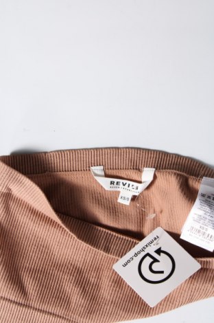 Γυναικείο αμάνικο μπλουζάκι Review, Μέγεθος XS, Χρώμα  Μπέζ, Τιμή 2,54 €