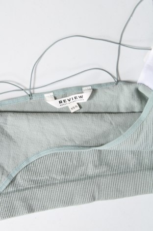 Γυναικείο αμάνικο μπλουζάκι Review, Μέγεθος XS, Χρώμα Πράσινο, Τιμή 3,29 €