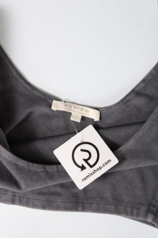 Γυναικείο αμάνικο μπλουζάκι Review, Μέγεθος L, Χρώμα Γκρί, Τιμή 3,29 €