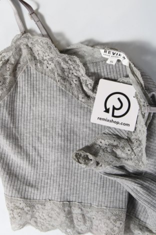 Γυναικείο αμάνικο μπλουζάκι Review, Μέγεθος XL, Χρώμα Γκρί, Τιμή 3,29 €