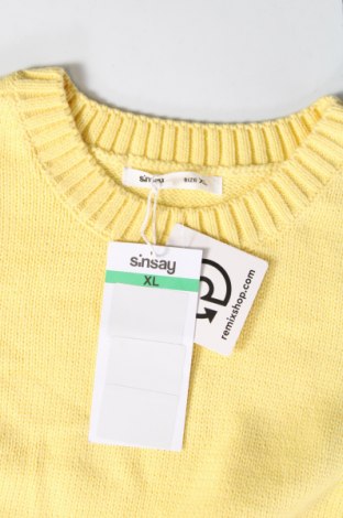 Γυναικείο αμάνικο μπλουζάκι Sinsay, Μέγεθος XL, Χρώμα Κίτρινο, Τιμή 6,82 €
