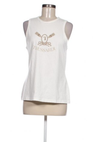 Γυναικείο αμάνικο μπλουζάκι Trussardi, Μέγεθος L, Χρώμα Λευκό, Τιμή 24,89 €