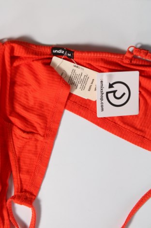 Γυναικείο αμάνικο μπλουζάκι Undiz, Μέγεθος M, Χρώμα Πορτοκαλί, Τιμή 14,95 €