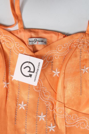 Γυναικείο αμάνικο μπλουζάκι Vertize Gala, Μέγεθος XL, Χρώμα Πορτοκαλί, Τιμή 3,29 €