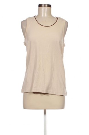 Γυναικείο αμάνικο μπλουζάκι Yorn, Μέγεθος M, Χρώμα  Μπέζ, Τιμή 2,92 €