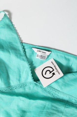 Γυναικείο αμάνικο μπλουζάκι Zara, Μέγεθος M, Χρώμα Μπλέ, Τιμή 6,02 €