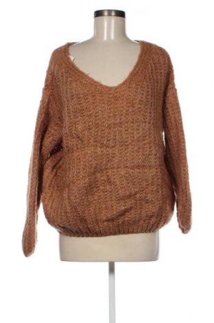 Дамски пуловер, Размер M, Цвят Кафяв, Цена 4,93 лв.