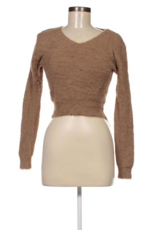 Дамски пуловер, Размер S, Цвят Кафяв, Цена 5,22 лв.