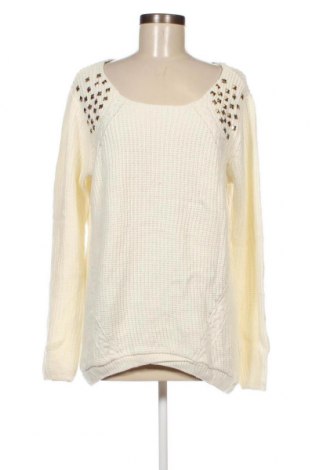 Γυναικείο πουλόβερ Ajc, Μέγεθος M, Χρώμα Λευκό, Τιμή 5,38 €