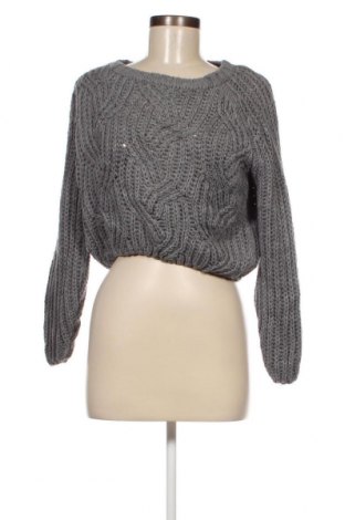 Γυναικείο πουλόβερ Bebe Plus, Μέγεθος L, Χρώμα Γκρί, Τιμή 2,69 €