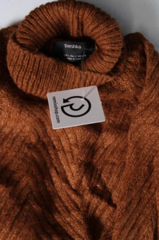 Дамски пуловер Bershka, Размер S, Цвят Кафяв, Цена 4,64 лв.