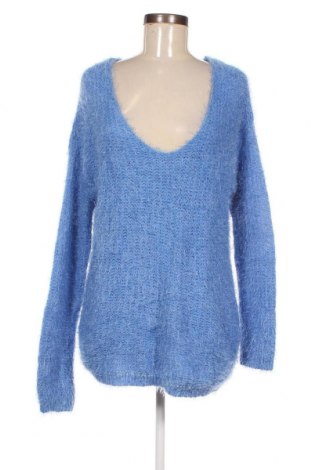 Дамски пуловер Bershka, Размер L, Цвят Син, Цена 8,99 лв.