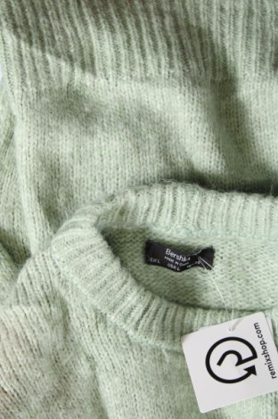 Дамски пуловер Bershka, Размер L, Цвят Зелен, Цена 6,09 лв.