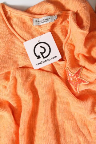 Дамски пуловер Broadway, Размер L, Цвят Оранжев, Цена 8,70 лв.