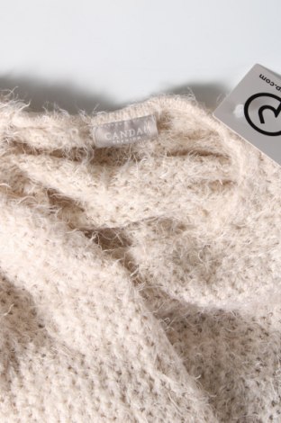 Дамски пуловер Canda, Размер M, Цвят Бежов, Цена 8,70 лв.