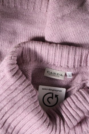 Γυναικείο πουλόβερ Canda, Μέγεθος XL, Χρώμα Βιολετί, Τιμή 4,13 €
