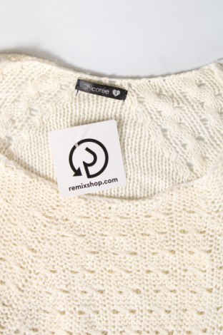 Дамски пуловер Chicoree, Размер S, Цвят Екрю, Цена 8,70 лв.