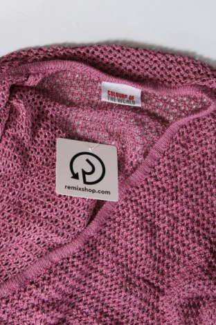 Damski sweter Colours Of The World, Rozmiar S, Kolor Różowy, Cena 27,83 zł