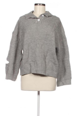 Γυναικείο πουλόβερ DAZY, Μέγεθος L, Χρώμα Γκρί, Τιμή 3,41 €