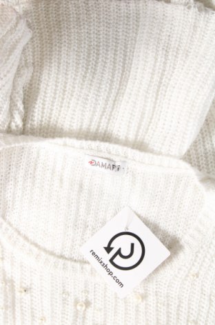 Дамски пуловер Damart, Размер M, Цвят Бял, Цена 29,01 лв.