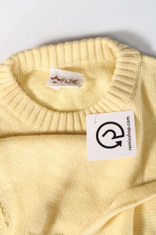 Дамски пуловер Fiume, Размер L, Цвят Жълт, Цена 8,00 лв.