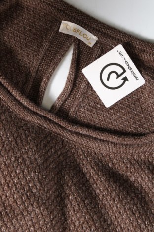 Дамски пуловер Flou, Размер M, Цвят Кафяв, Цена 32,14 лв.