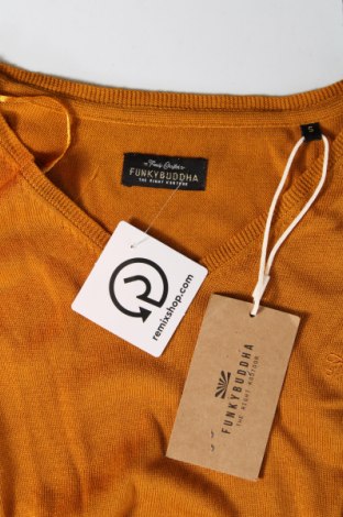 Дамски пуловер Funky Buddha, Размер S, Цвят Кафяв, Цена 21,75 лв.