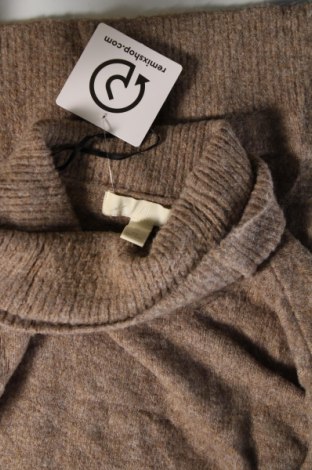 Дамски пуловер H&M, Размер XS, Цвят Кафяв, Цена 8,12 лв.