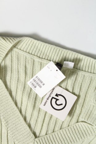 Дамски пуловер H&M Divided, Размер L, Цвят Зелен, Цена 11,50 лв.