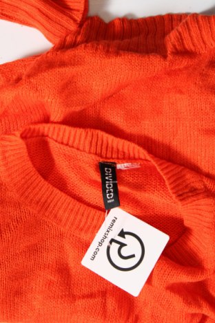 Дамски пуловер H&M Divided, Размер M, Цвят Оранжев, Цена 7,25 лв.