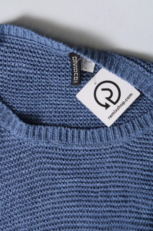 Дамски пуловер H&M Divided, Размер L, Цвят Син, Цена 8,70 лв.