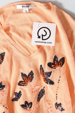 Дамски пуловер Hucke, Размер M, Цвят Оранжев, Цена 8,70 лв.